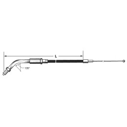 T11 - cable de tirage et de retour 1986-1987 sportster 233050