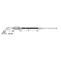 T11 - cable de tirage et de retour 1986-1987 sportster 233052