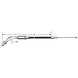 T12 - cable de tirage et de retour 1988-1995 sportster 114647