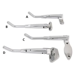 Bequilles reglables chromees 055092