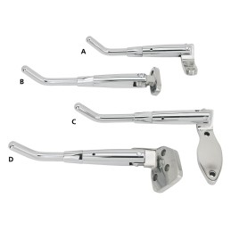 Bequilles reglables chromees 055092