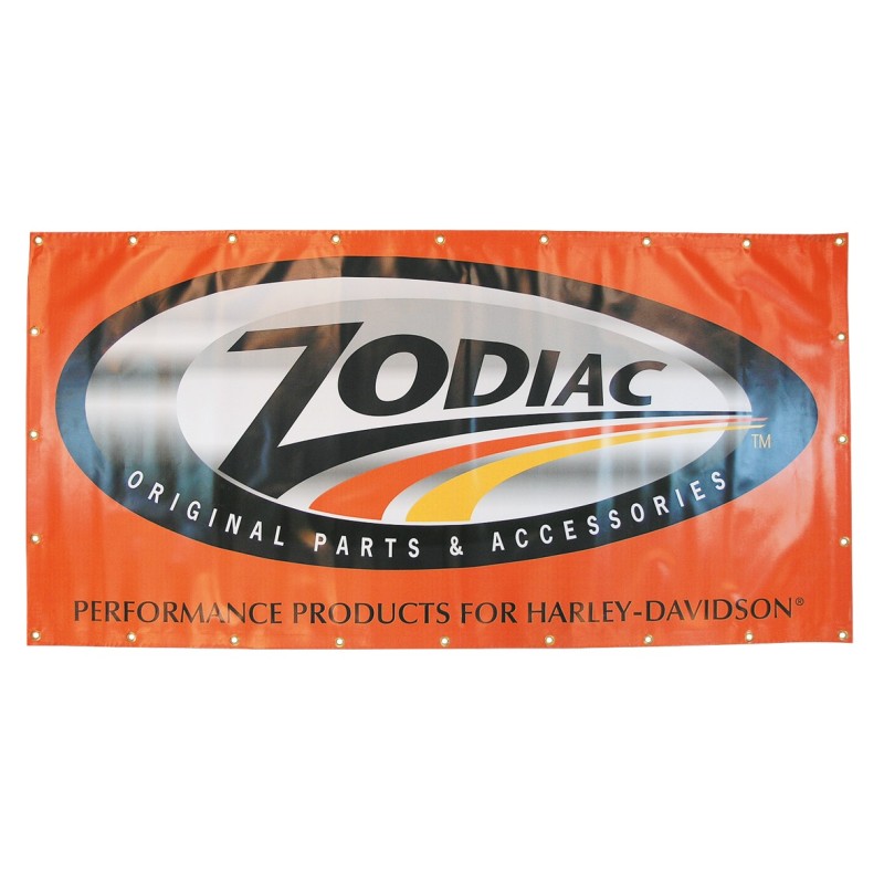 Banniere vynile avec logo zodiac 999824