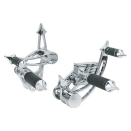 Commandes avancess "gladiator" usinees en aluminum pour fx, fl et softail 144375
