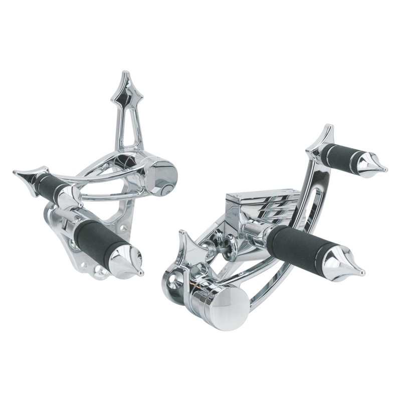 Commandes avancess "gladiator" usinees en aluminum pour fx, fl et softail 144375