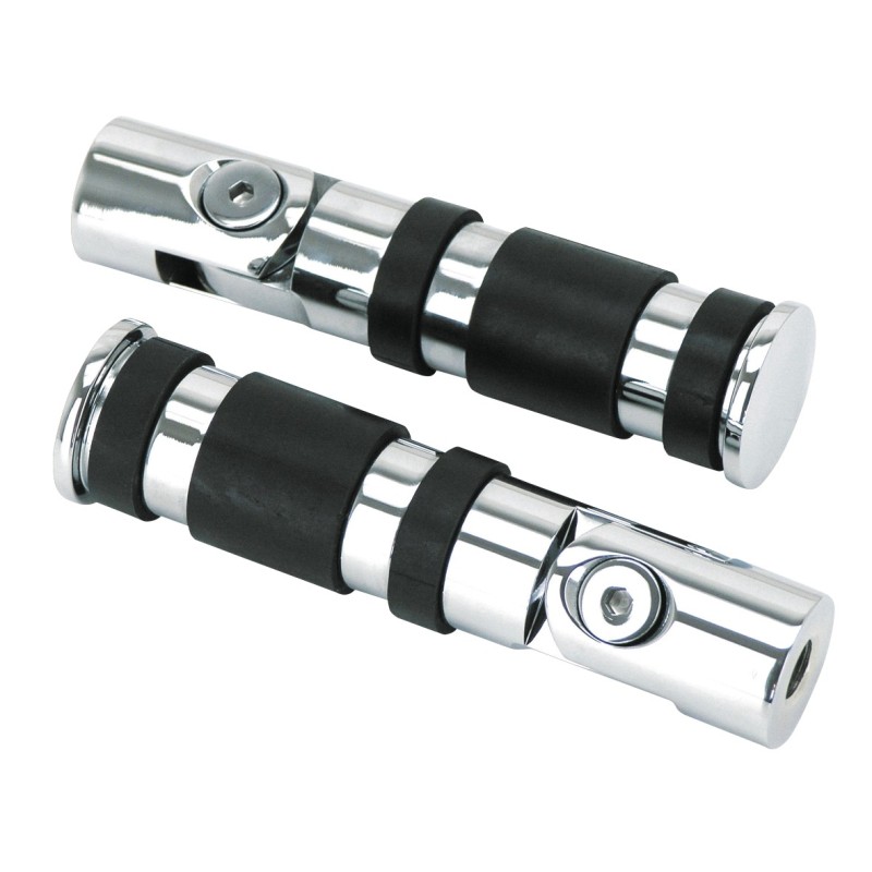 Repose-pieds passager chrome articule 351366