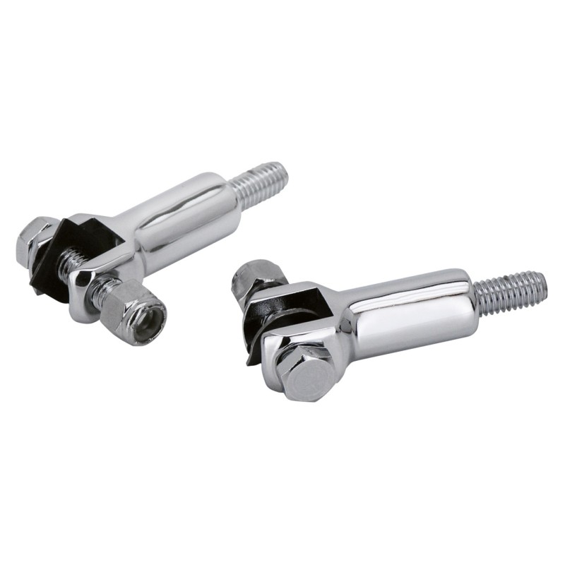 Supports de cale-pied passager chrome 346174