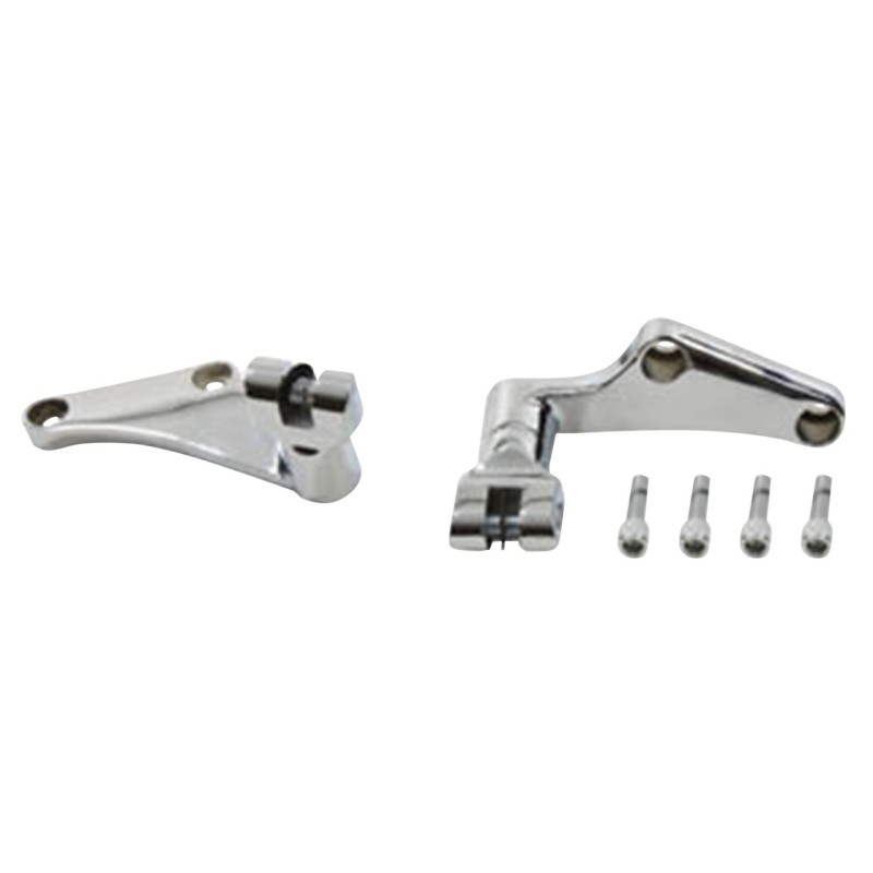 Supports de relocalisation de repose-pieds passager deluxe pour softail 749699