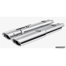 4 1/2" two-step slip-ons pour indian powerplus & thunderstroke IIN00207