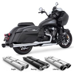 4" slip-ons pour indian powerplus & thunderstroke IIN00232