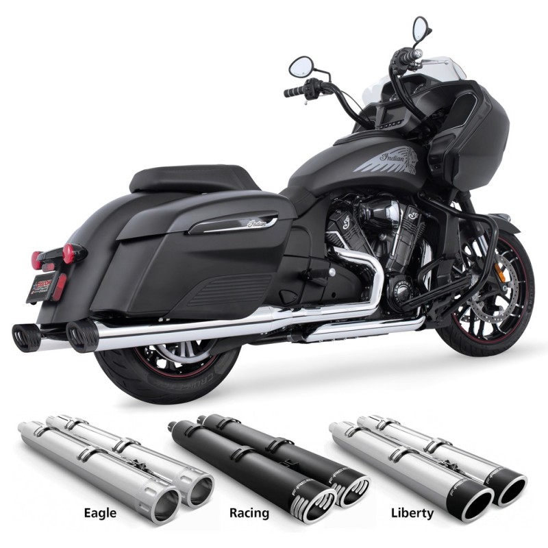 4" slip-ons pour indian powerplus & thunderstroke IIN00232