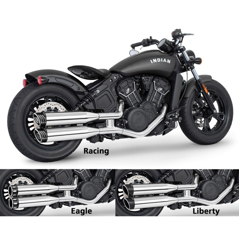 4" slip-ons pour indian scout 2015-2024 783418