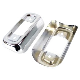Cache support de silencieux chromés pour touring 782010