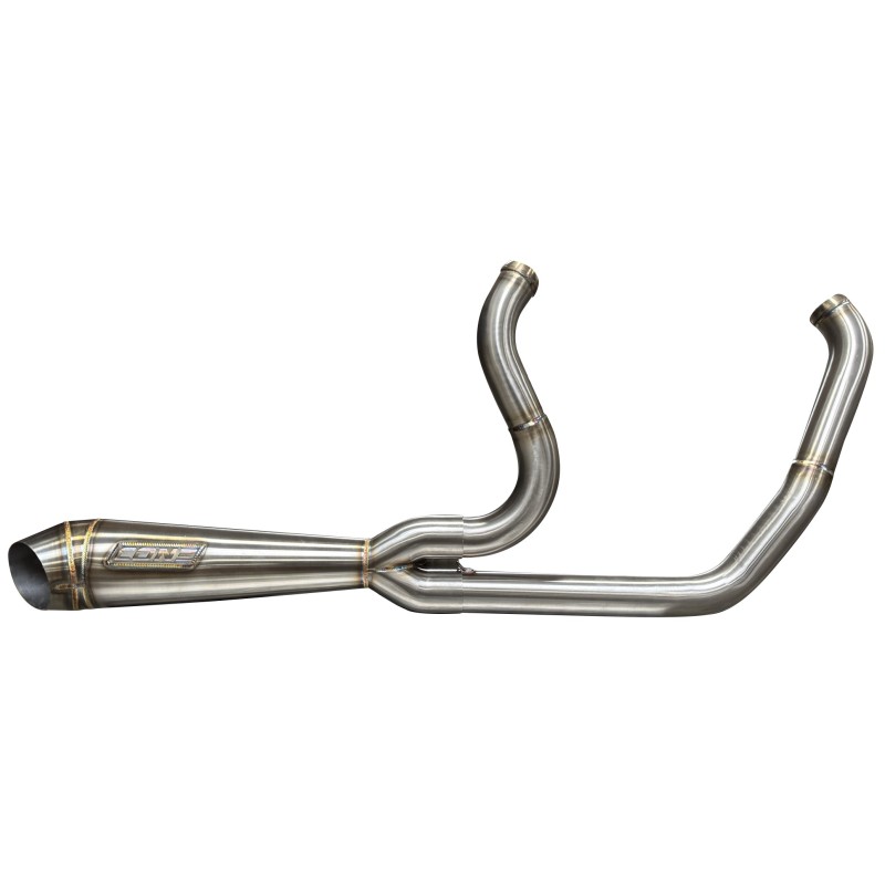Cone performance breakaway 2-into-1 exhausts for touring 762748