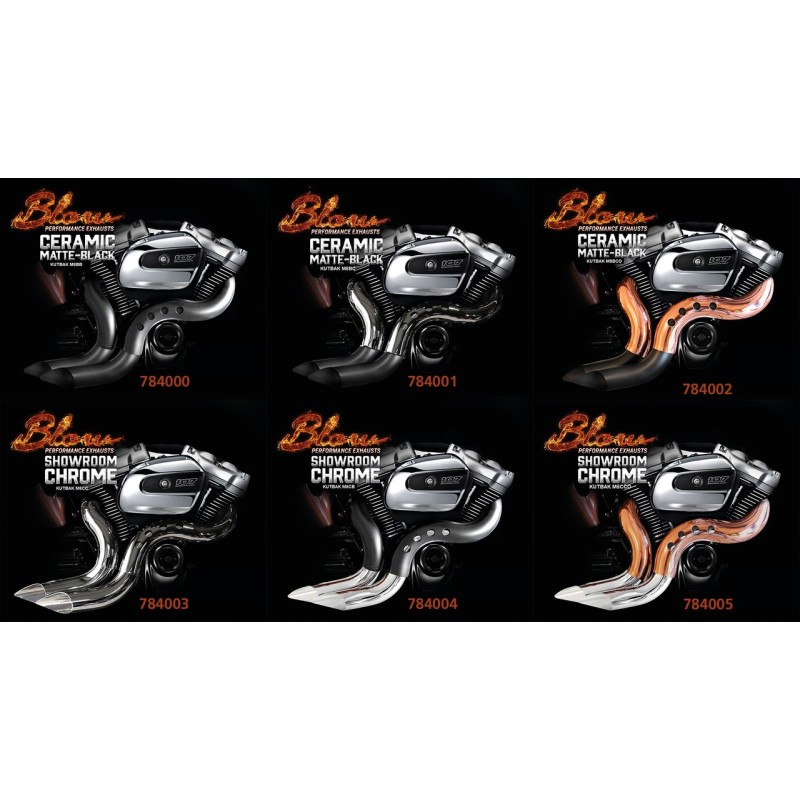Echappement blow performance pour milwaukee eight 784001
