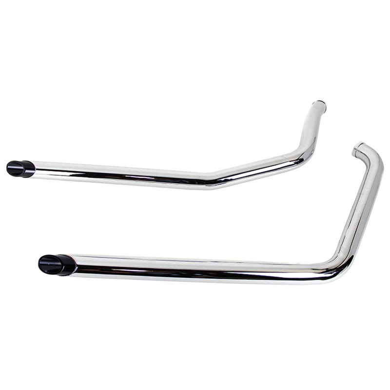 Jeu de drag pipes avec embouts slash noirs courts 758779