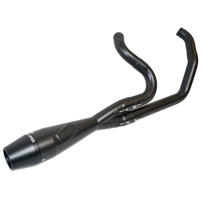 Sawicki speed intimidator 2-into-1 exhausts for twin cam softail 763168