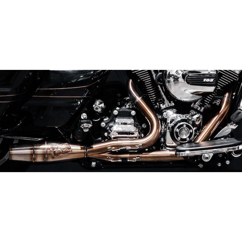 Sawicki speed intimidator 2-into-1 exhausts for twin cam touring 763175