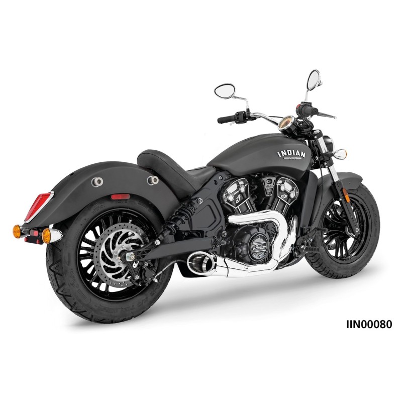 Shorty 2-into-1 pour indian scout IIN00080