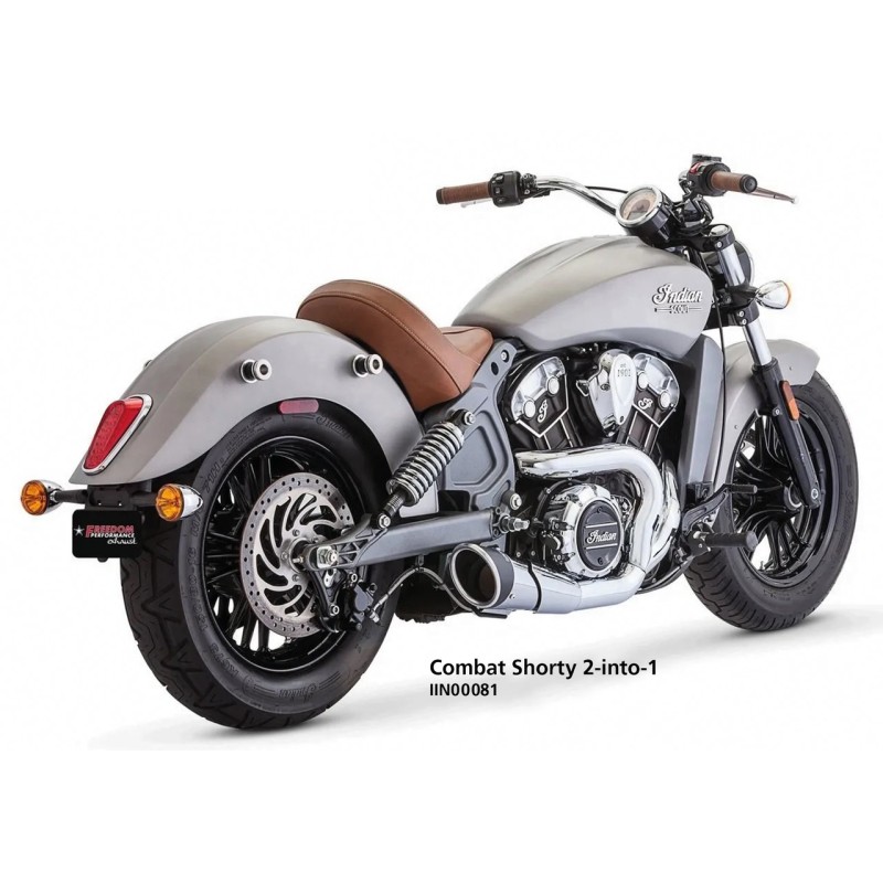 Shorty 2-into-1 pour indian scout IIN00081