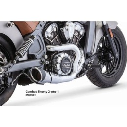 Shorty 2-into-1 pour indian scout IIN00081