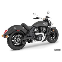Shorty 2-into-1 pour indian scout IIN00081