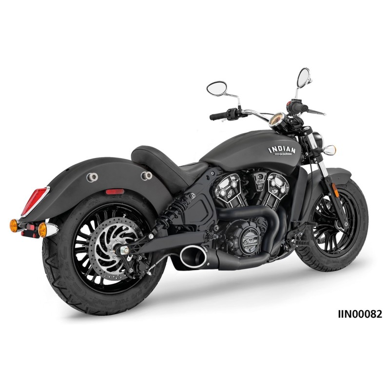 Shorty 2-into-1 pour indian scout IIN00082