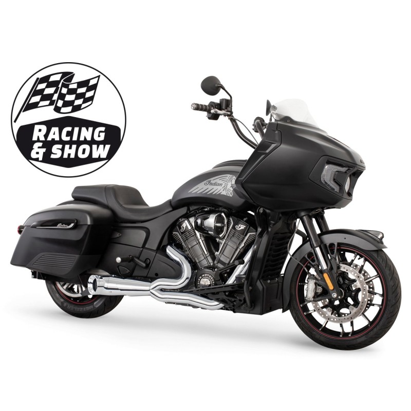 Shorty turn out straight cut 2-en-1 pour indian powerplus & thunderstroke IIN00275