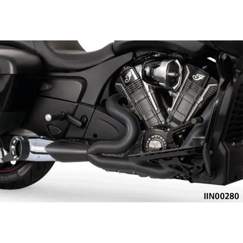 Shorty turn out straight cut 2-en-1 pour indian powerplus & thunderstroke IIN00280