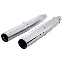 Silencieux coniques chromes replique xlch 758646