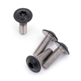 Vis de bouclier thermique inox noires pour sportster s 770435