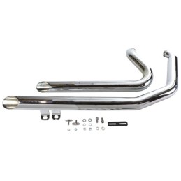 Wyatt gatling softail drag pipes down slash shorty 758782