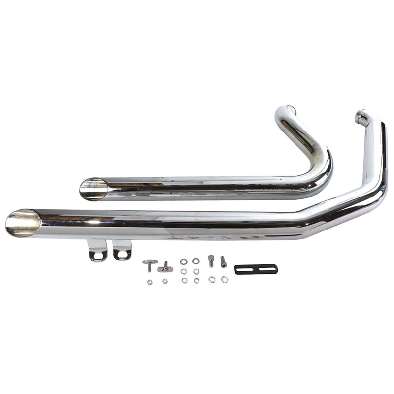 Wyatt gatling softail drag pipes down slash shorty 758782