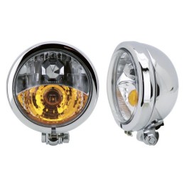 4 1/2" spotlight chrome avec antibrouillard integre 161238