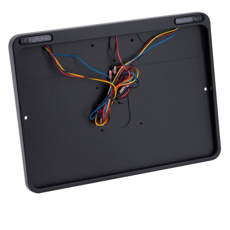 Cadre de plaque d'immatriculation avec feux 739501