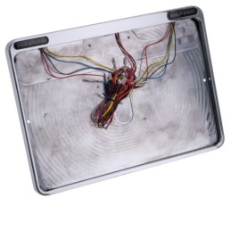 Cadre de plaque d'immatriculation avec feux 739502