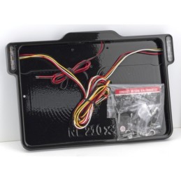 Cadre de plaque d'immatriculation avec feux 739527