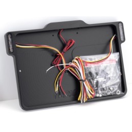 Cadre de plaque d'immatriculation avec feux 739528
