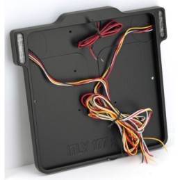 Cadre de plaque d'immatriculation avec feux 739532