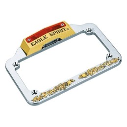 Cadre de plaque d'immatriculation eagle spirit avec feu 083016
