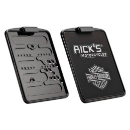 Embase de plaque d'immatriculation en aluminium usine rick's 757425