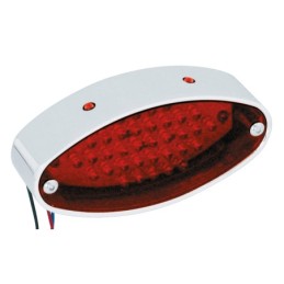 Feu arriere usine en aluminium led cat-eye 160549