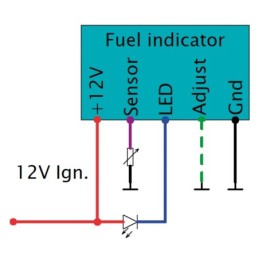 Jauge essence elektronikbox 749484