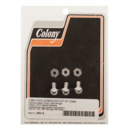 Kit vis face et ecrou colony pour trompette springer 781325
