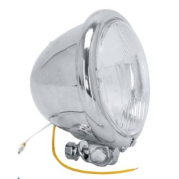 Mini phare 4 1/2" homologue cee chrome 160045