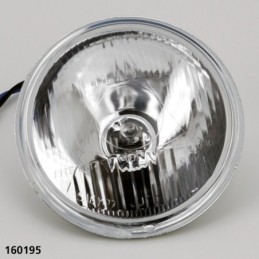 Mini phare 4 1/2" homologue cee chrome 160195