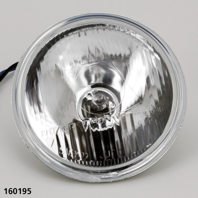 Mini phare 4 1/2" homologue cee chrome 160195