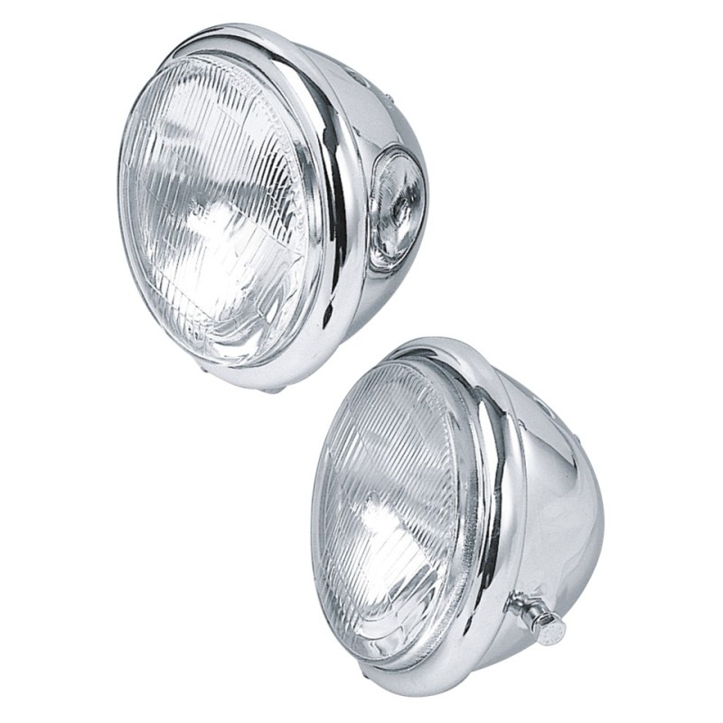 Phares 5 1/2" de style bates chromés 164005