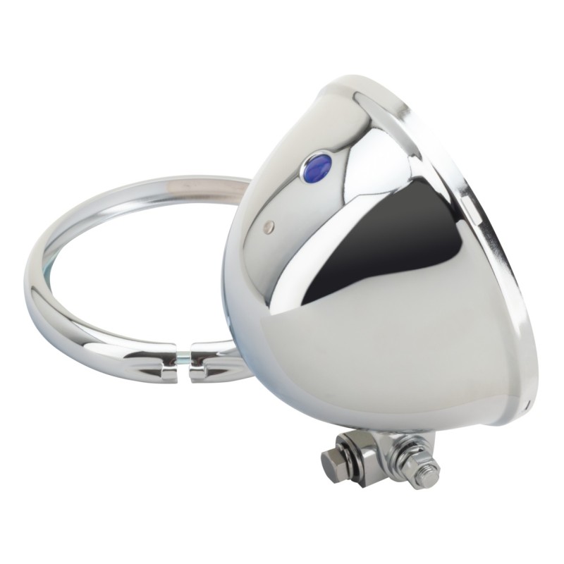 Phares 5 1/2" de style bates chromés 160000