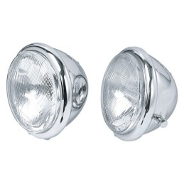 Phares 5 1/2" de style bates chromés 160285