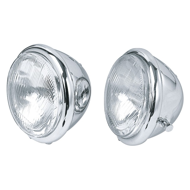 Phares 5 1/2" de style bates chromés 160285